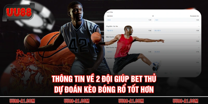 Thông tin về 2 đội giúp bet thủ dự đoán kèo bóng rổ tốt hơn